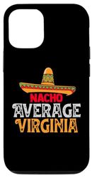 Carcasa para iPhone 12/12 Pro Nacho Promedio Virginia Nombre Personalizado Familia Mexicana