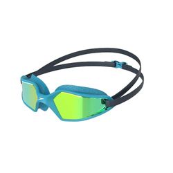 Speedo unisexungdom hydropulsspegel junior simglasögon, marinblå/blå bukt/gulgul, en storlek