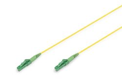 DIGITUS DK-2933-05-APC-SX - OS2 fiberoptisk kabel - 5 m - LC/(APC) till LC/(APC) - Fiberoptisk simplexkabel - FTTH, FTTB och FTTx - SM single mode fiberoptisk LAN-kabel - Fibertyp: 9/125 µ - Gul