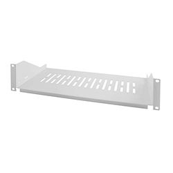 LogiLight 48,3 cm (19 Pollici), ripiano di Solo Anteriore (T Fissaggio 250 mm), Grigio