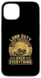 Funny Lawn Mower Duty Garden Dad Gardener Case for iPhone 13