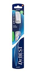 Dr Best Brosse à dents haute profondeur moyenne pour un nettoyage en profondeur entre les dents avec profil de brosse incurvé 1 pièce