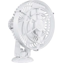 SEEKR Kona, 817CAWBX, Weerbestendige 3-speed directe draad cabine ventilator, 110/150 CFM, 12V, wit, 7" Blade