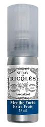 RICQLES -SPRAY BUCCAL À LA MENTHE AVEC ALCOOL- Spray buccal- Haleine fraîche- Menthe forte- Atomiseur de poche 15ml