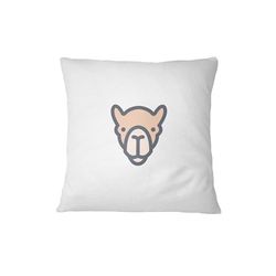 Bona Basics, Funda de cojín Decorativa, decoración del hogar, para sofá, cafetería, Tamaño: 60x60 cm, Color: Blanco