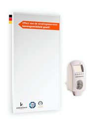 Könighaus infraroodverwarming - 800 watt, met TÜV-keurmerk ✓ Dubbele oververhittingsbeveiliging ✓ Verwarming in 2-4 minuten op temperatuur ✓ Voor wandmontage ✓ inclusief thermostaat