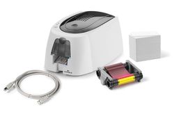 Durable Card Printer, 891000, Duracard ID 300 EU, including100 Plastic Cards and 1 Ribbon, 1-Piece, Assorted Colours.