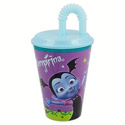 ALMACENESADAN, 0000; Reusable Cane Cup, Capacity 430 ml, Ideal for Any Occasion, Licensed (Vampirina)