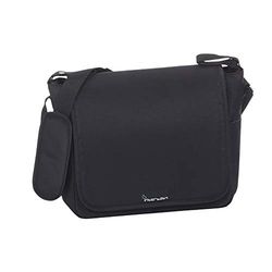 Interbaby Skötväska med laminerad växlingsmatta svart 32 x 14 x 31 cm