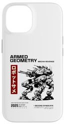 Giapponese Retro 90s Mecha Guerriero Meka Roboto Custodia per iPhone 14
