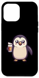 Carcasa para iPhone 14 Plus Pingüino Bebiendo Cerveza Com