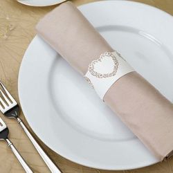 Neviti 596867 Napkin Ring, Ivory, One Size