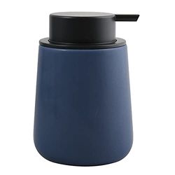 MSV Distributeur de Savon Céramique MAONIE Bleu Foncé Mat
