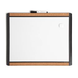 U Brands pin-it lavagna magnetica cancellabile a secco Black Frame