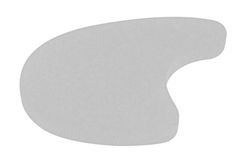 Ubio 805145 Séparateur pour Orteils en Gel Pure en Forme de Croissant Taille S
