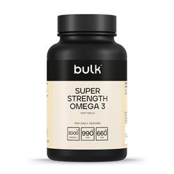 Bulk Super Strength Omega 3 Softgels, 1000 mg, Pack of 270