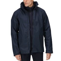 Regatta Chaqueta profesional clásica impermeable 3 en 1 para hombre, color azul marino