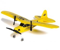 Carson 500505029 Stinger 340 2.4G - Modellino di aereo 100% telecomandato, robusto RTF (Ready to Fly - pronto a volare) per principianti, inclusi batterie e telecomando, colore: giallo