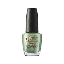 OPI Nail Lacquer | Smalto per Unghie, Jewel Be Bold Collection | Decked to the Pines | Verde Metallizzato, 15ml