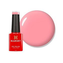 Bluesky Pink Glow A097 - Esmalte de uñas de gel, duradero, antidesconchones, 5 ml, se debe secar bajo lámpara LED o UV, color rosa