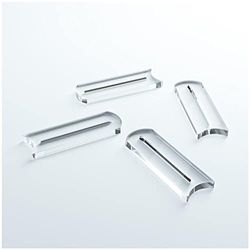 Premium Card Stands Set Acrylique - 4 unités