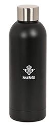 Safta REAL BETIS BALOMPIE - Bottiglia di acqua, in acciaio inox, doppio isolamento, 6 ore di bevanda calda e 12 ore di bevanda fredda, 500 ml, colore: nero, Nero, Estándar, Casual