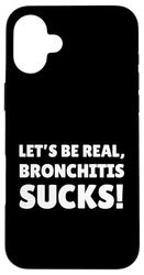 Bronchite divertente e malattia polmonare polmonare Custodia per iPhone 16 Plus