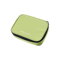 Walker 49114-361-Astuccio Big Lime, Astuccio per matite con Scomparto Principale, Patta Interna, 26 Passanti per Penne e Cerniera, per Scuola, università e Ufficio, Colore Green, 49114-361