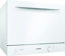 Bosch SKS51E32EU - kompakt diskmaskin serie 2 - fristående, 55 cm - 6 bestick - 5 program - EcoSilence Drive-motor - vit