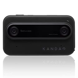 KanDao QooCam Ego Cámara 3D - Cámara instantánea 3D de Captura, cámara estereoscópica Digital 3D de Fotos y vídeo 3D, Negro.