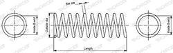 Monroe SP3322 OESPECTRUM Coil Spring