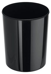 HAN 18130-13, corbeille à papier design i-Line, moderne au look stylé élégant de haute brillance. Qualité premium, 13 litres, noir
