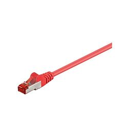 Goobay 68279 CAT 6 Patchcable, S/FTP (PiMF), Red, 2m Cable Length