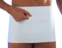 SCUDOTEX Ceinture Elastique San Couleur Blanche Hâteur 27 cm Taille 2