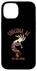 Coolidge Arizona USA Danza Kokopelli Southwest Design Custodia per iPhone 14