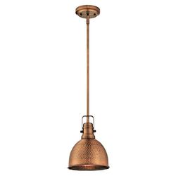 Westinghouse Candeeiro de teto suspenso de 1 luz E27, Washed cobre