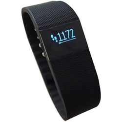 Prixton at300hr - Pulsera de Actividad de 0.5" con Bluetooth, Color Negro