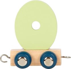 small foot Train Alphabet Polaire Lettre O en Bois, Combiner, décorer, Offrir, 12585