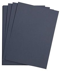 Clairefontaine - Ref 37630C - Etival Coloured Grained Drawing Paper (Pack of 250 Sheets) - 50 x 65cm - 160gsm Cellulose Art Paper - Navy Blue - Acid Free, pH Neutral