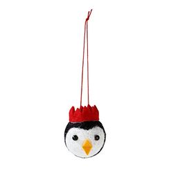 Pratende Tafels Kerstmis Pinguïn Opknoping Kerstboom Decoraties, Pack van 5 Pinguïn Kerstmis