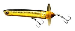Savage Gear Prop Walker Bovenwater kunstaas - Hybride Prop Bait & Potlood Popper voor Bass, Pike, Musky & More, Long Cast Weight Transfer, Zoutwater & Zoetwater Visaas Gold Shad 10 cm