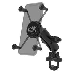 RAM Mount RAM-B-149Z-UN10 - Soporte (Teléfono móvil/smartphone, Motocicleta, Negro, Soporte activo para teléfono móvil, Aluminio, Compuesto, Montaje de abrazadera)