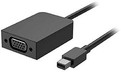 Microsoft VGA CABL Mini DisplayPort VGA (D-Sub) Nero - Adattatore per Cavo Video (Mini DisplayPort, VGA (D-Sub), Maschio, Femmina, Nero, 1920 x 1200 Pixel)