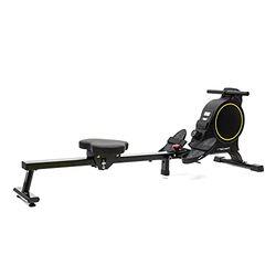 TechFit RW600 Roeitoestel voor thuis, stil, onderhoudsvrij, vliegmassa, ca. 3,5 kg, trainingscomputer