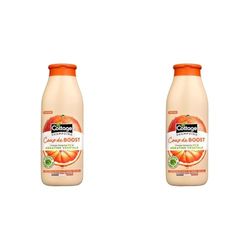 COTTAGE - Shampoing Coup de Boost à la kératine végétale - Cheveux ternes et sans volume - 97% d'ingrédient d'origine naturelle - Flacon 100% recyclé - 250ml (Lot de 2)