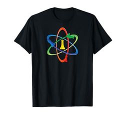 Scacchi Scacchiera Atoms Giocatori di scacchi Maglietta