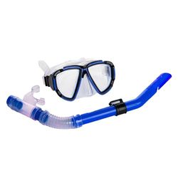 Endless EL1015 Snorkel Mask with Dry Top Breathing System | Black | Material : Silicon, Plastic | With Anti-Fog and UV Protection | Diving Mask with Waterproof Equipment for Adults and Children