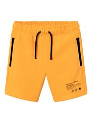 NAME IT Jongens NKMHOSPAINA Sweat UNB Shorts, Orange Pop, 134, orange pop, 134 cm