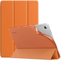 TiMOVO Funda para Samsung Galaxy Tab A9+/A9 Plus 11 Pulgadas 2023 SM-X210/X216/X218, Cubierta Delgada TPU Translúcido Compatible con Nuevo Galaxy Tab A9+, Auto Activación/Reposo, Albaricoque