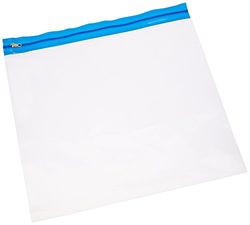 Zipafile Lot de 25 sacs Bleu 35,6 x 33 cm